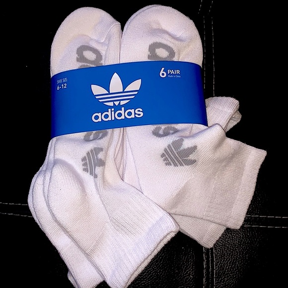 Unisex adidas 6 pair sock - Picture 1 of 5